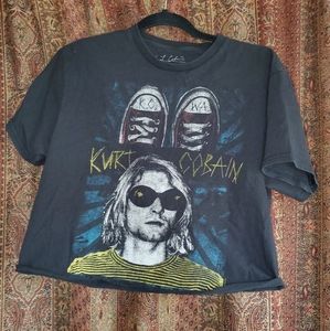 Cropped Kurt Cobain Tee